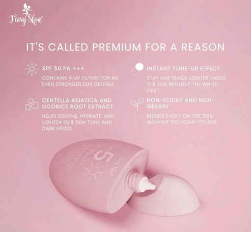 Fairy Skin Premium Brightening Sunscreen - Image 2
