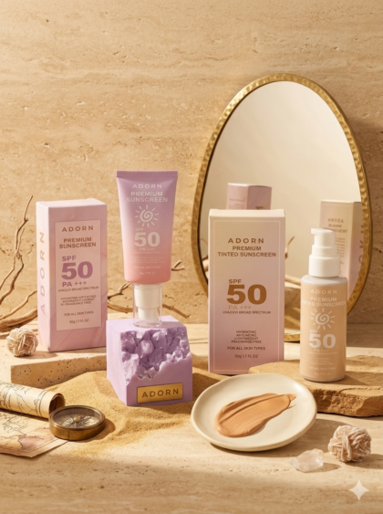 Ultimate Skin Defense: Adorn Premium Sunscreen Collection