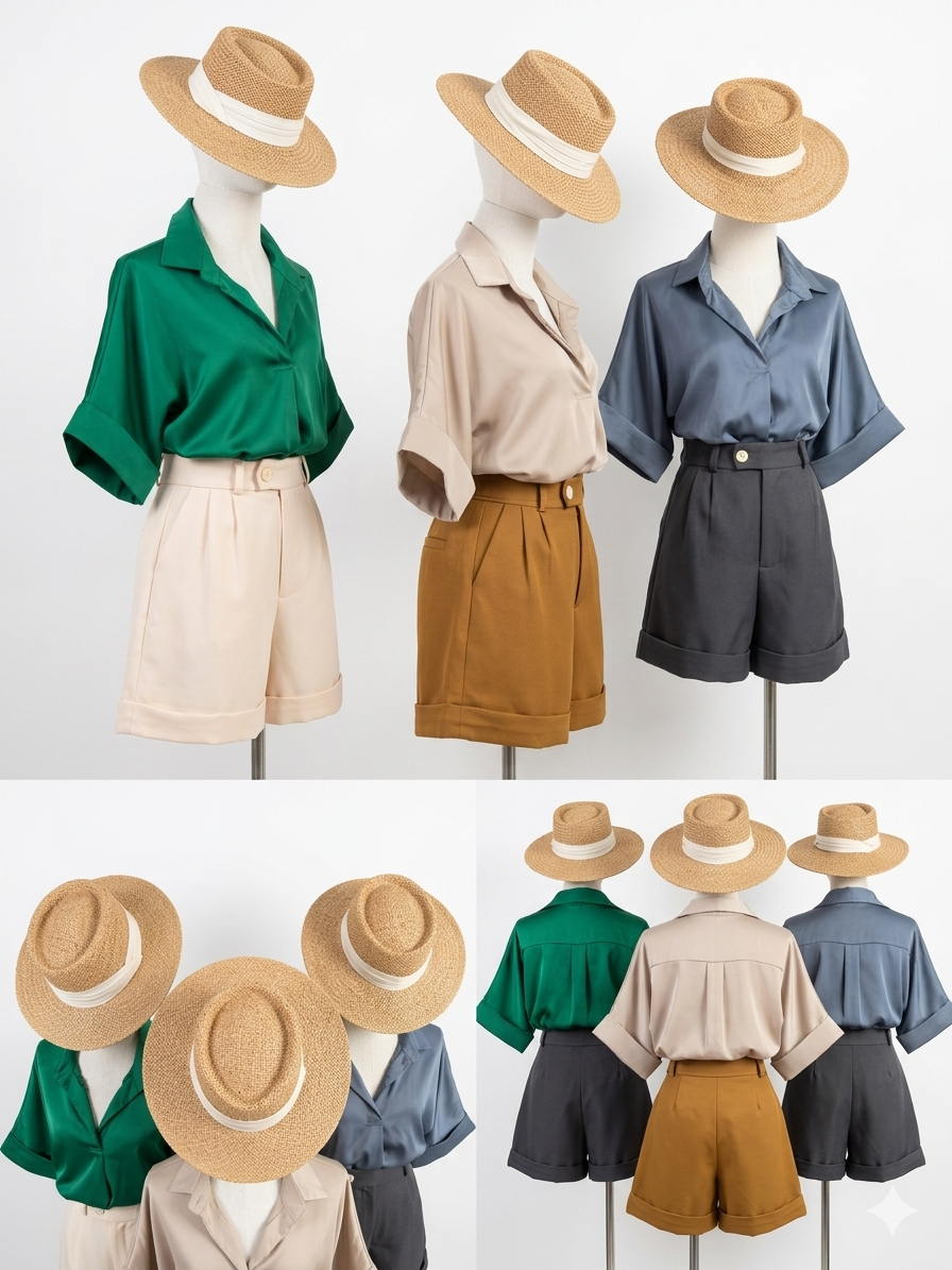 Effortless Summer Elegance: The Linen-Style Set - Image 3