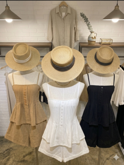 Summer Bloom: The Pleated Peplum & Linen-Blend Short Set