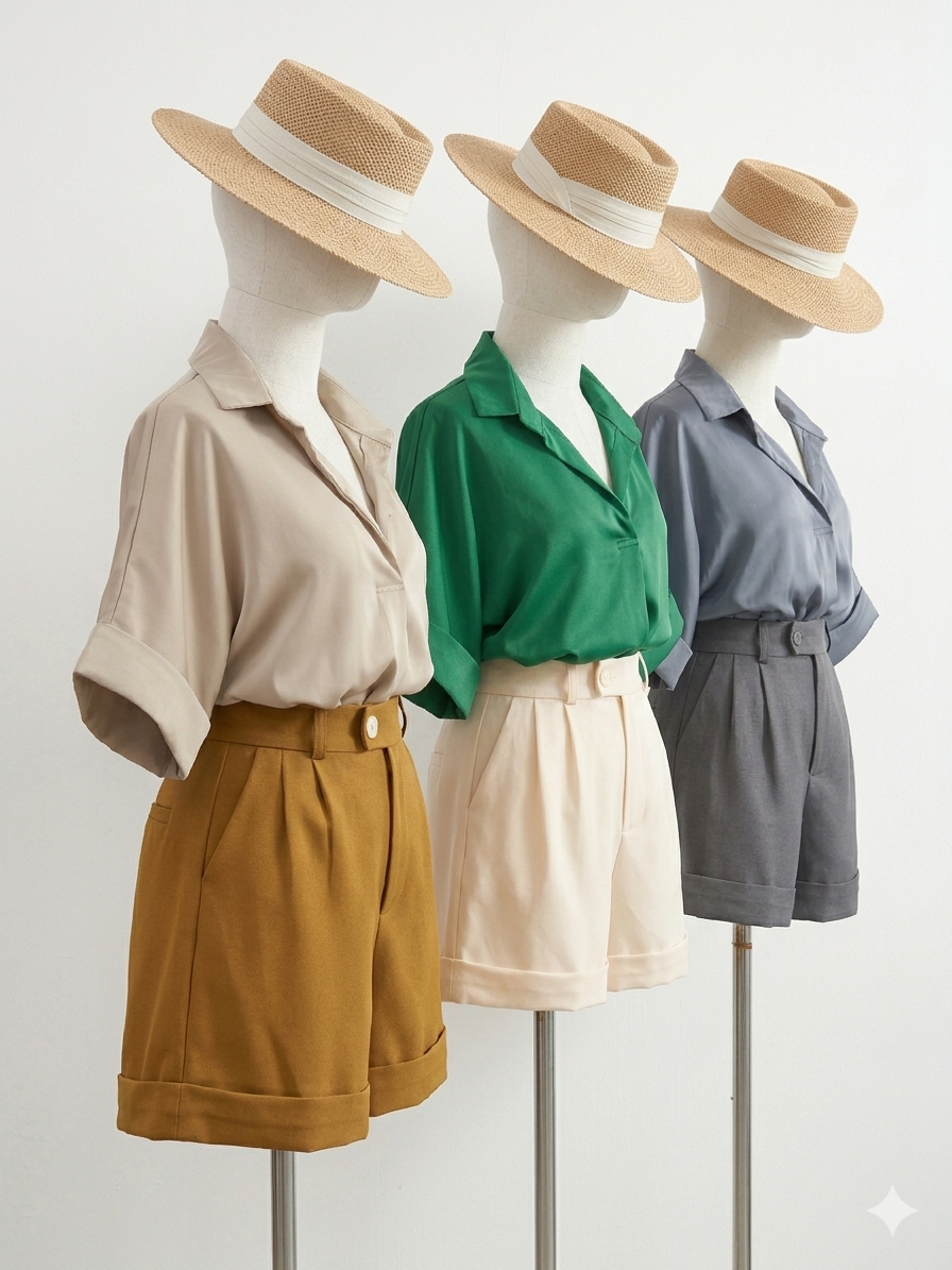 Effortless Summer Elegance: The Linen-Style Set - Image 2